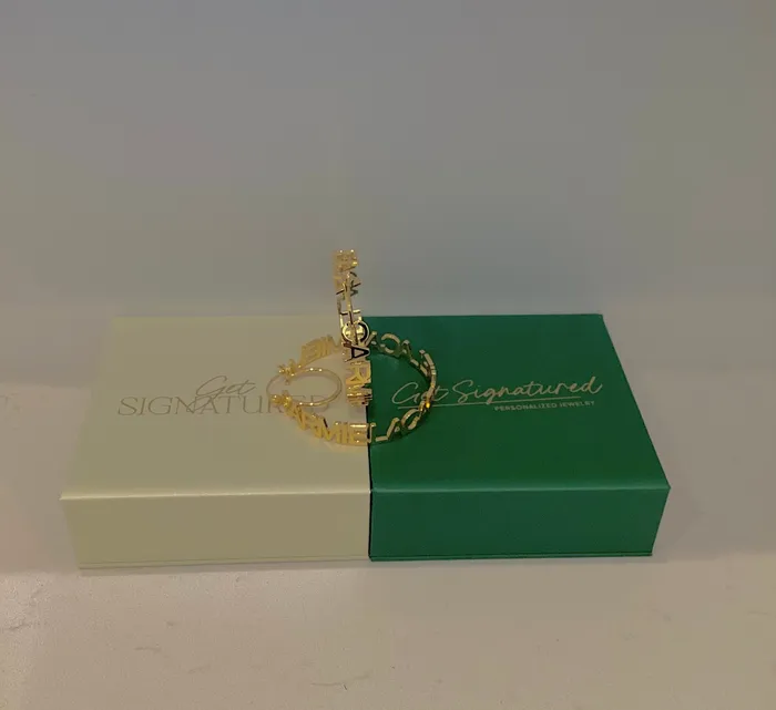 ReadyToShip Hoop Name Earrings Get Signatured Earrings ReadyToShip Hoop Name Earrings Get Signatured Earrings