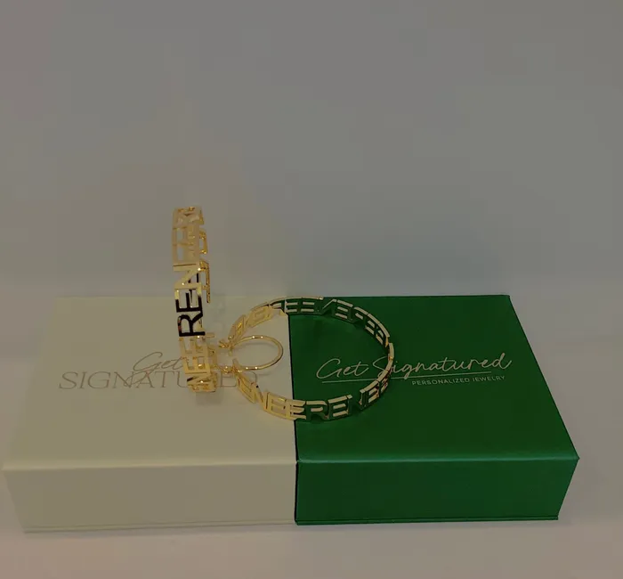 ReadyToShip Hoop Name Earrings Get Signatured Earrings ReadyToShip Hoop Name Earrings Get Signatured Earrings