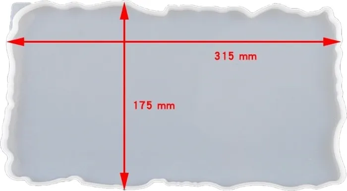 Rectangle tray Mould with frame and handle 9 variants Resinarthub Necklaces