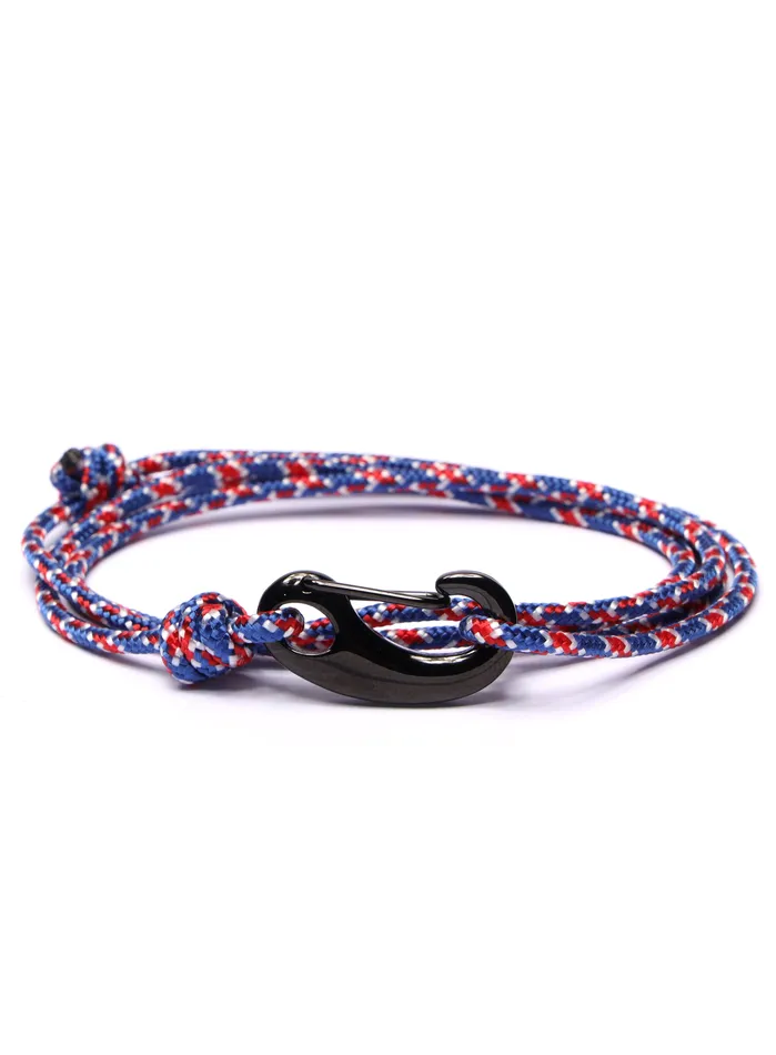 Red White Blue Tactical Cord Bracelet for Men Black Clasp We Are All Smith Bracelets Red White Blue Tactical Cord Bracelet for Men Black Clasp We Are All Smith Bracelets