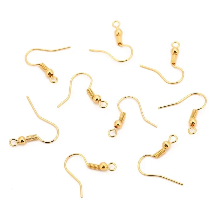 Resin Art Hub Earring Hook Clasps 21x18mm 20 pieces or 10 pairs Earrings