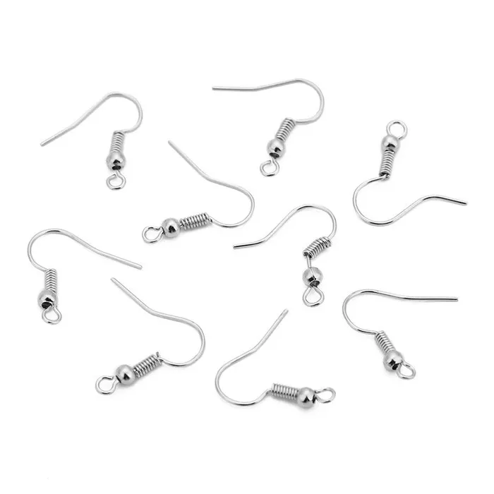 Resin Art Hub Earring Hook Clasps 21x18mm 20 pieces or 10 pairs Earrings
