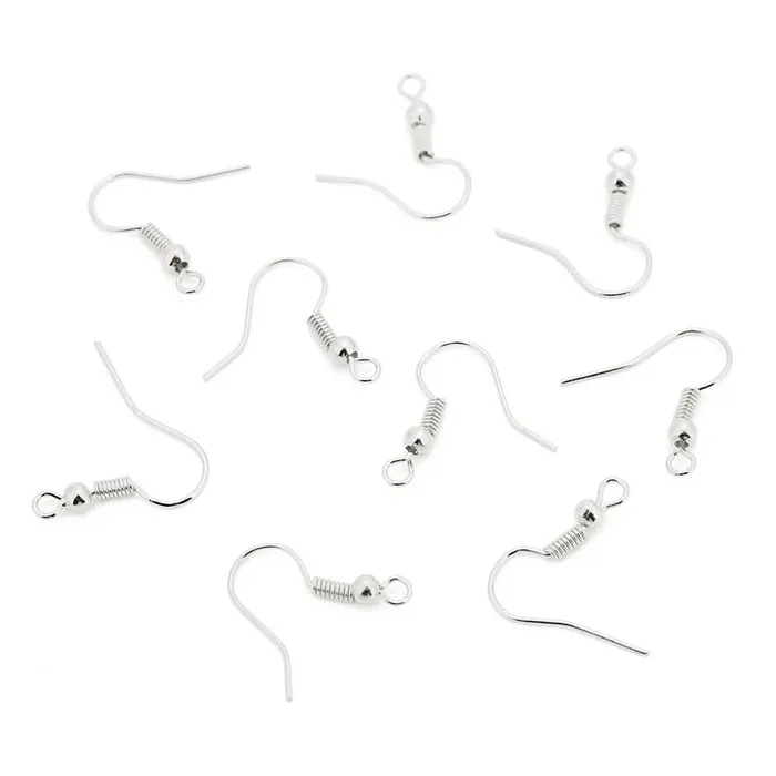 Resin Art Hub Earring Hook Clasps 21x18mm 20 pieces or 10 pairs Earrings