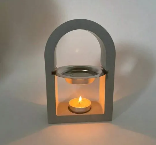Resin Art Hub Necklaces Aromatherapy Burner Silicone Mold For Jesmonite Art