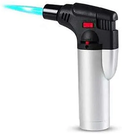 Resinarthub Earrings Lighter Flame Gas Gun