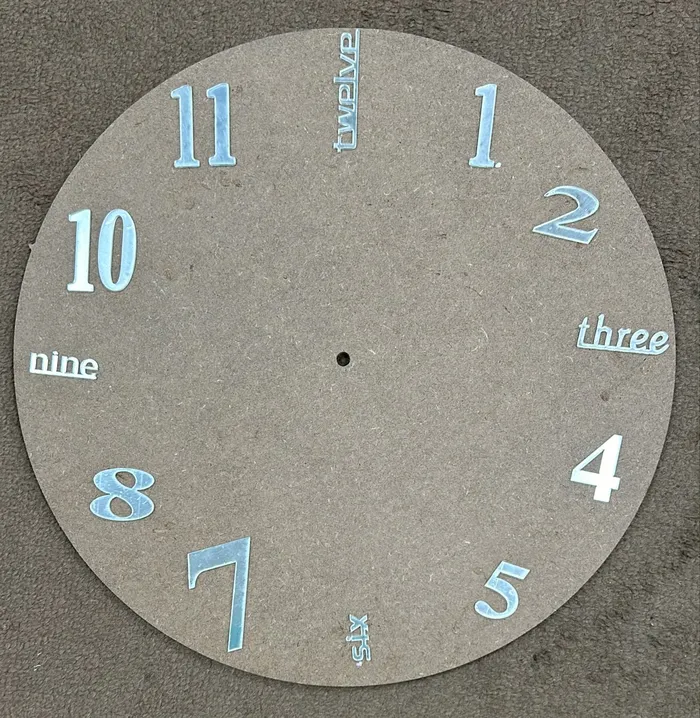 Resinarthub Necklaces Acrylic Cutting Words and Numeric Digits for Clock Making