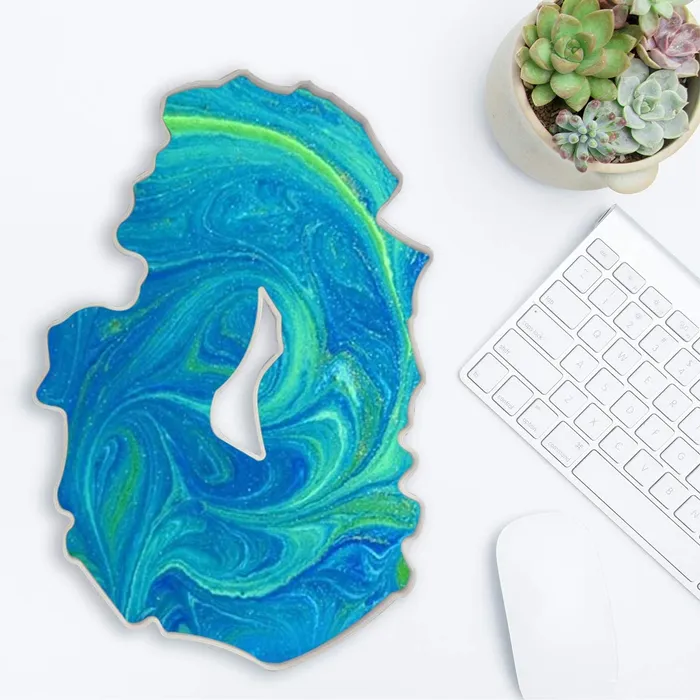 Resinarthub Necklaces Irregular shape Serving Tray Moulds with Handles Optional 9 variants