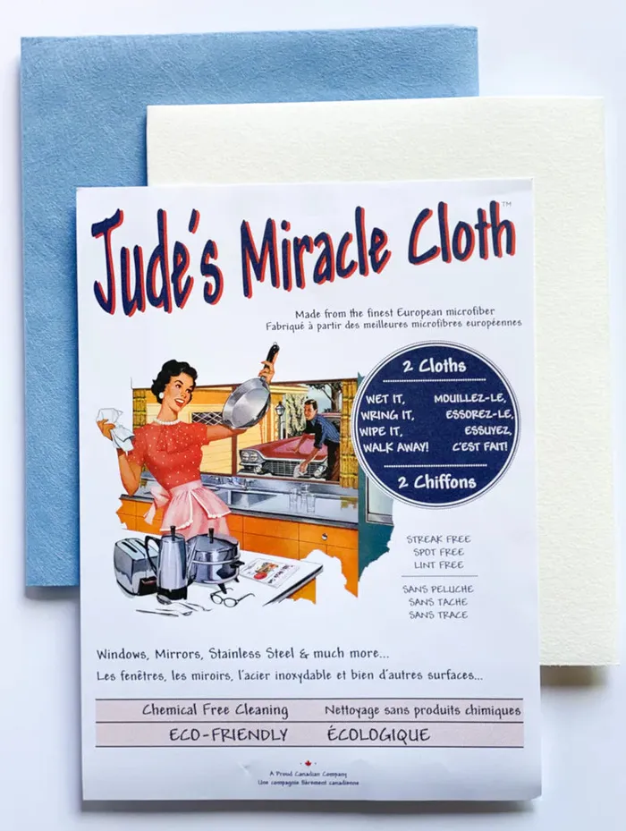 Rings Judes Miracle Cloths 2Pack WhiteBlue Judes Miracle Cloth