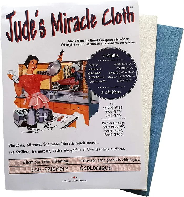 Rings Judes Miracle Cloths 2Pack WhiteBlue Judes Miracle Cloth