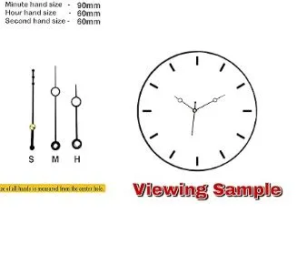Rings Round Archer Shape Clock HandNeedle Resin Art Hub