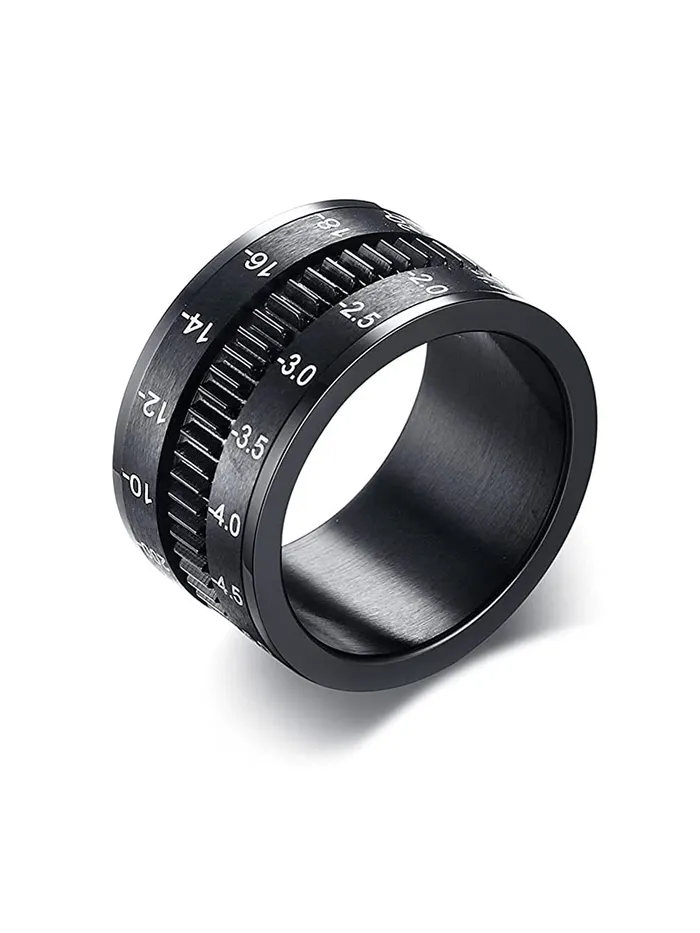 Rings Yellow Chimes Ring For Men Dull Polished Stainless Steel Ip Black Plating Spinner Band Style Ring For Men And Boys 10 Yellow Chimes Rings Yellow Chimes Ring For Men Dull Polished Stainless Steel Ip Black Plating Spinner Band Style Ring For Men And Boys 10 Yellow Chimes
