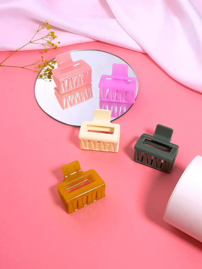 Rings Yellow Chimes Yellow Chimes Claw Clips for Women Hair Clutches for Women Hair Accessories For Women Set of 5 Pcs Claw Clip Multicolor Big Clutchers for Hair Clutcher for women and Girls Gift for Women