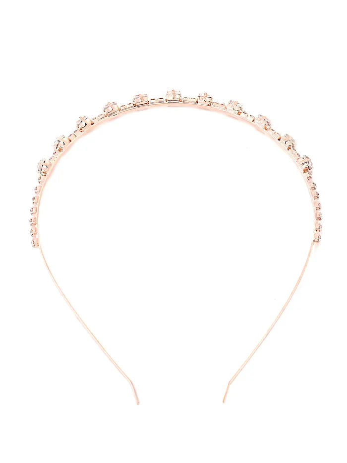 Rings Yellow Chimes Yellow Chimes Hair Band for Girls Women Hair Accessories for Women Hairband for Women Head Band Bridal Crystal Headpeice Hairband for Women Birthday Gift for Women Girls Rosegold Hair Band