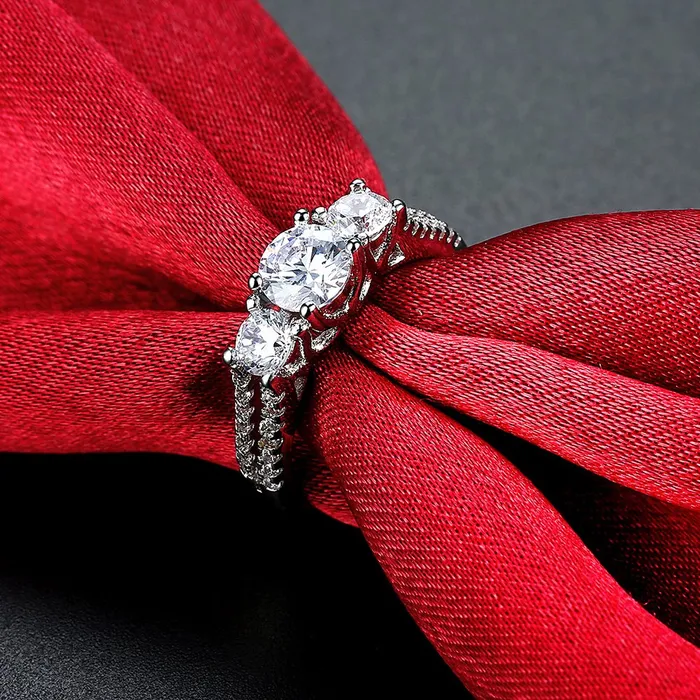 Rings Yellow Chimes Yellow Chimes Rings for Women and Girls Silver Adjustable Ring for Girls Valentine Special Silver Toned White Crystal Finger Ring for Women Birthday Gifts For Women Valentine Gift for Girls