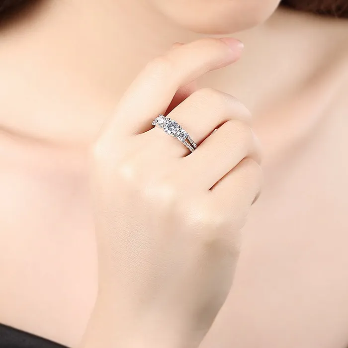 Rings Yellow Chimes Yellow Chimes Rings for Women and Girls Silver Adjustable Ring for Girls Valentine Special Silver Toned White Crystal Finger Ring for Women Birthday Gifts For Women Valentine Gift for Girls
