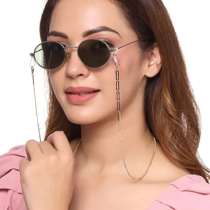 Rings Yellow Chimes Yellow Chimes Sunglasses Chain for Women Eyeglasses Chain Multicolor Beadded Face Mask Chains Sunglasses AccessoriesSunglasses Lanyard for Girls and Women Style16