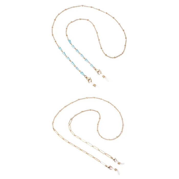 Rings Yellow Chimes Yellow Chimes Sunglasses Chain for Women Eyeglasses Chain Multicolor Beadded Face Mask Chains Sunglasses AccessoriesSunglasses Lanyard for Girls and Women Style16