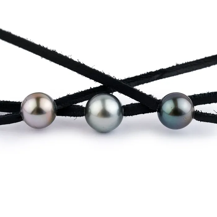 Round Customizable Mana Necklace Kamoka Pearl Necklaces