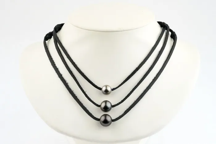 Round Customizable Mana Necklace Kamoka Pearl Necklaces