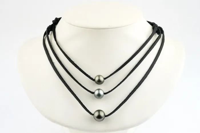 Round Customizable Mana Necklace Kamoka Pearl Necklaces