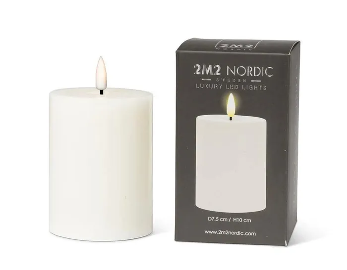 Sand LED Pillar Candle 3x6 H Abbott Earrings