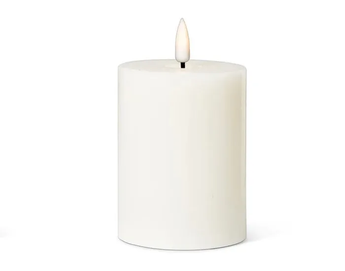 Sand LED Pillar Candle 3x6 H Abbott Earrings