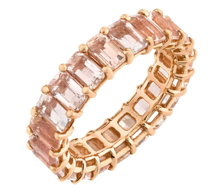 Shay Rings MORGANITE ETERNITY BAND