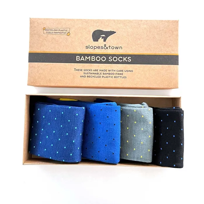 Slopes Town Earrings Geschenkbox BlauSchwarz SlopesTown