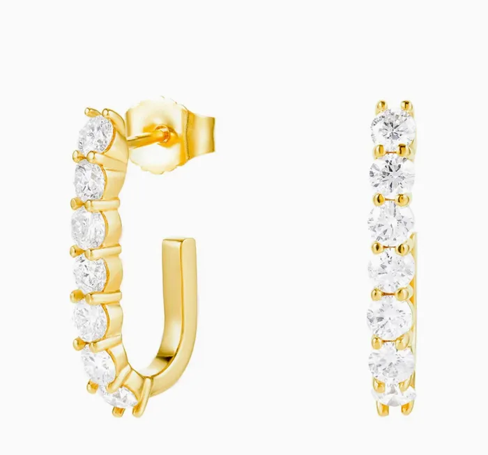 Sparkler Pin Earrings Carbon Hyde Earrings