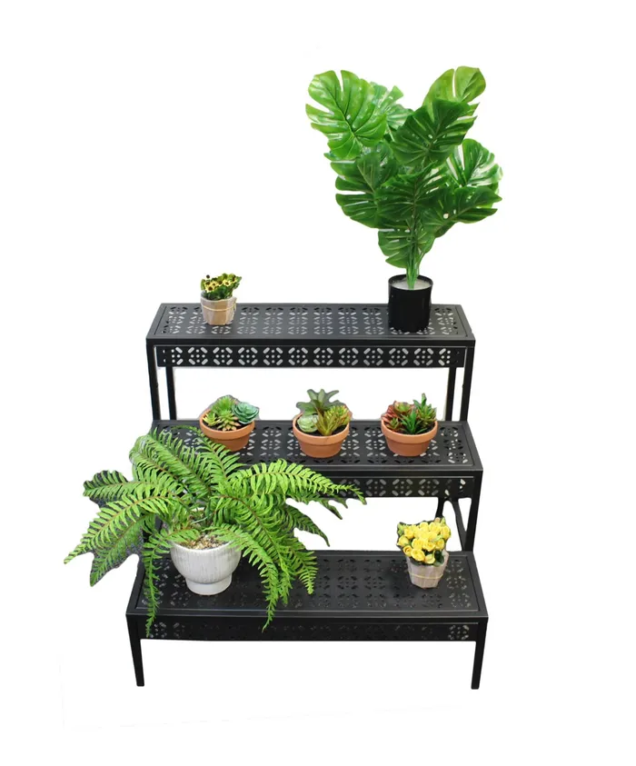 Splash Rings 3 Tier Black Shelf StandPick Up Only