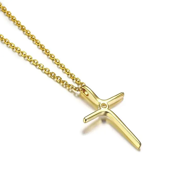 Stone Cross Pendant Necklace Vnox Necklaces