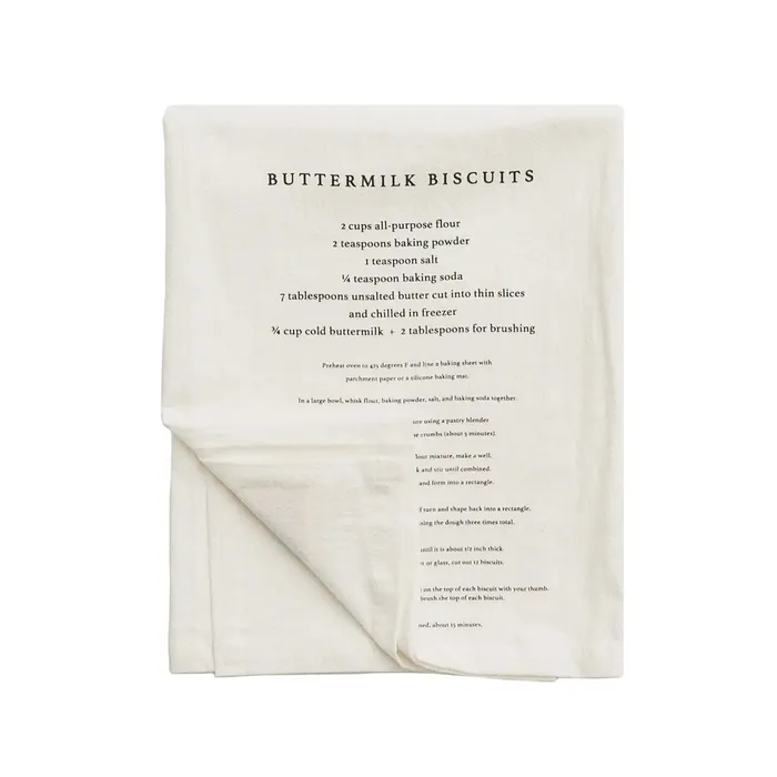 Sweet Water Decor Buttermilk Biscuits Hand Towel Earrings