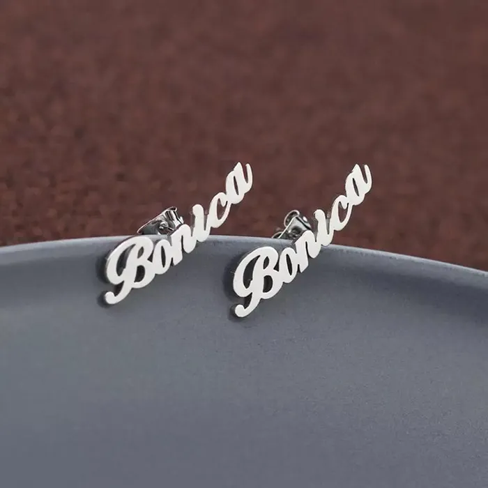 The Signature Collection Co Personalized Name Earrings Earrings