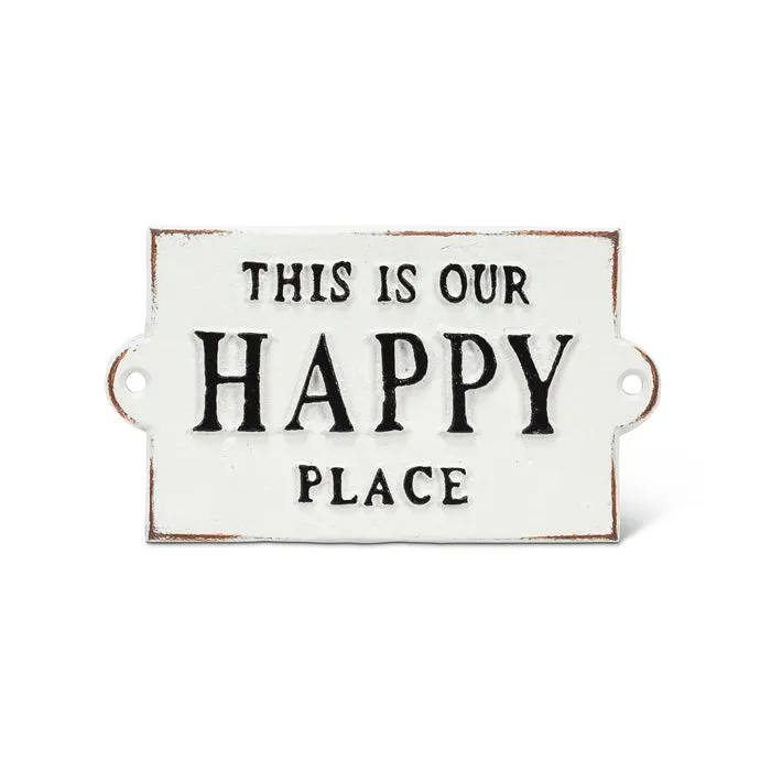 This Is Our Happy Place Sign Abbott Earrings