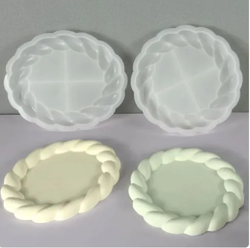 Twisted Bubble Silicone Coaster Mold For Jesmonite Resinarthub Necklaces
