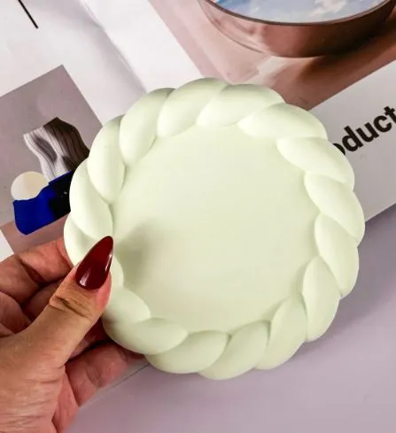 Twisted Bubble Silicone Coaster Mold For Jesmonite Resinarthub Necklaces