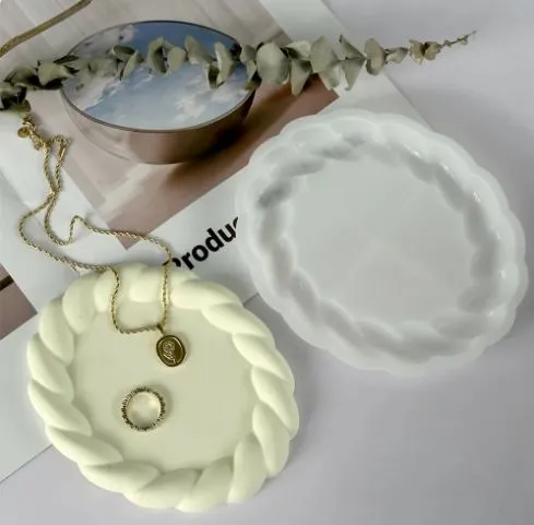 Twisted Bubble Silicone Coaster Mold For Jesmonite Resinarthub Necklaces