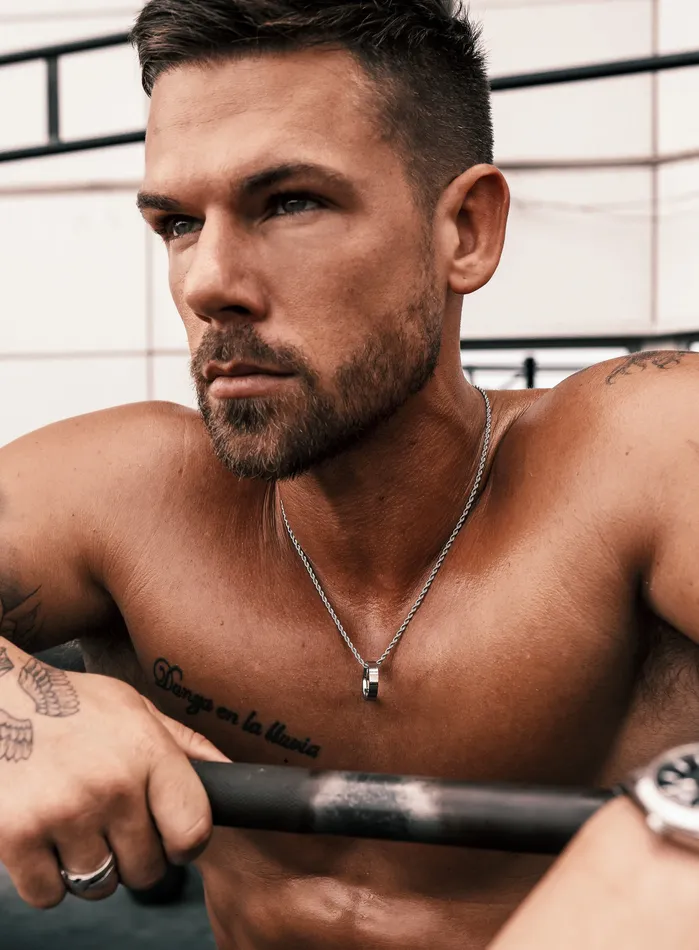 Waterproof Stainless Steel Ring Necklace for men WE ARE ALL SMITH Mens Jewelry Clothing Necklaces