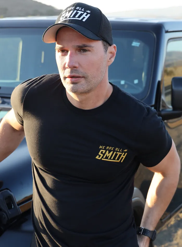 WE ARE ALL SMITH Mens Jewelry Clothing Closedback black We Are All Smith trucker cap Rings