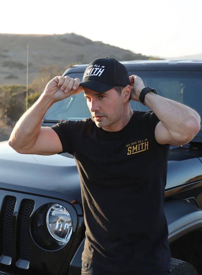 WE ARE ALL SMITH Mens Jewelry Clothing Closedback black We Are All Smith trucker cap Rings