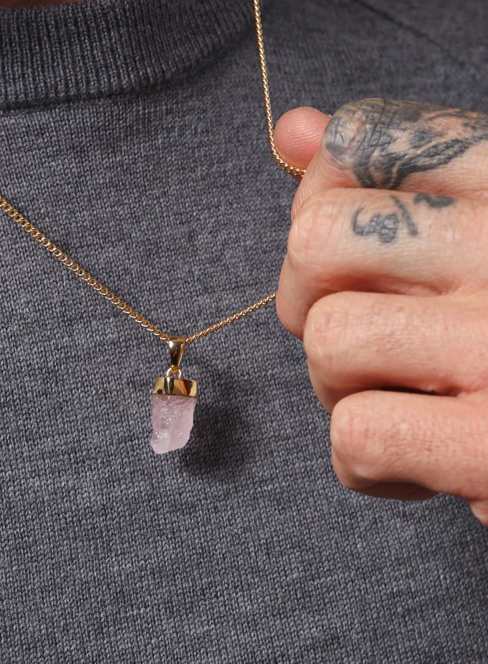 WE ARE ALL SMITH Mens Jewelry Clothing Necklaces 14k Gold Filled Vermeil One of a Kind Gemstone Pendant Collection