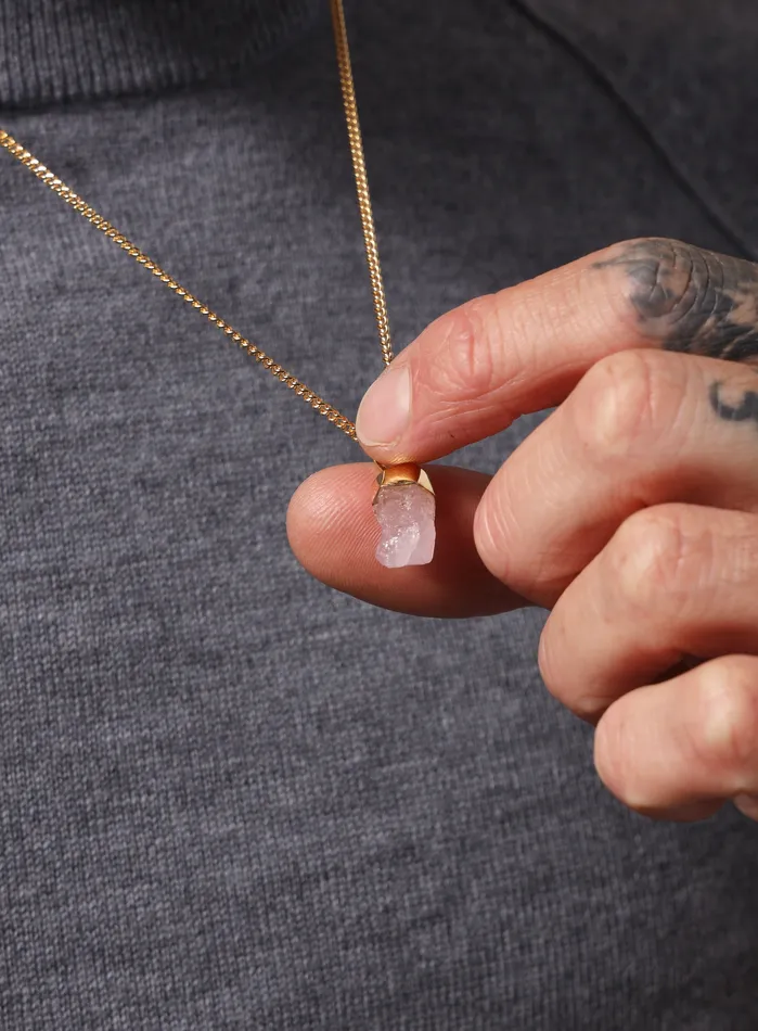 WE ARE ALL SMITH Mens Jewelry Clothing Necklaces 14k Gold Filled Vermeil One of a Kind Gemstone Pendant Collection