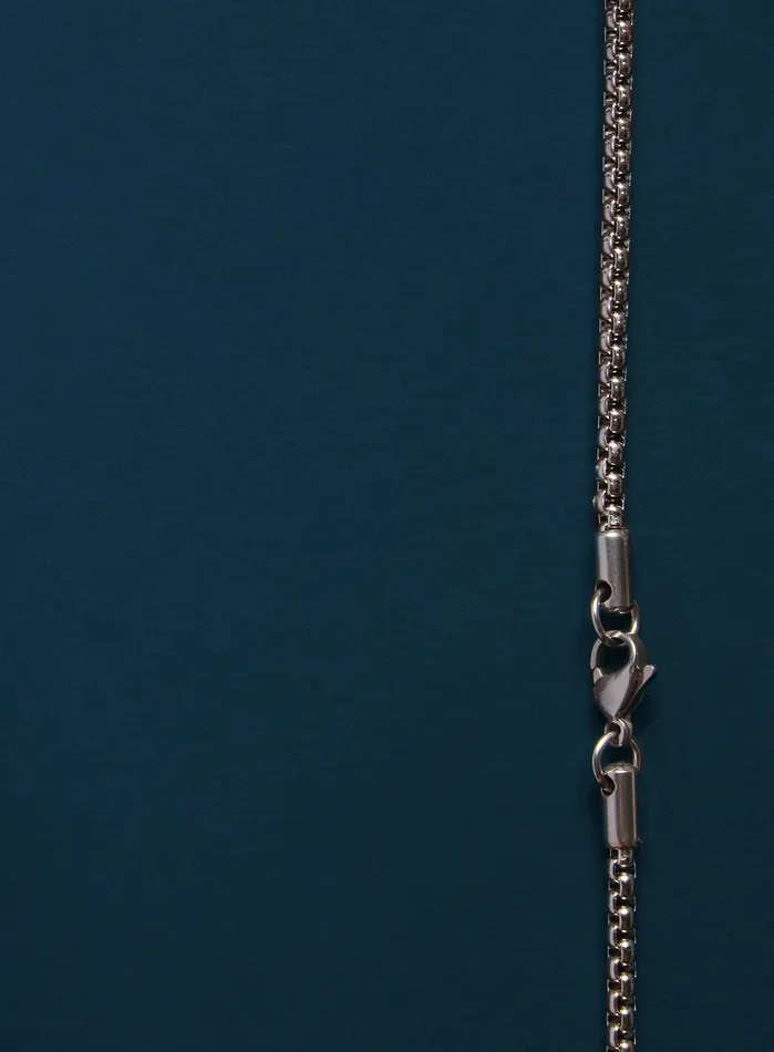 WE ARE ALL SMITH Mens Jewelry Clothing Rings Sweatproof Waterproof 4mm Round Box Chain