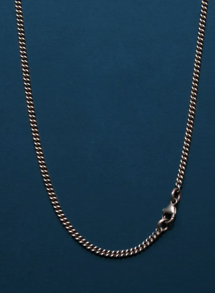 WE ARE ALL SMITH Necklaces Saint Anthony Sterling Silver Oval Medal Necklace for Men