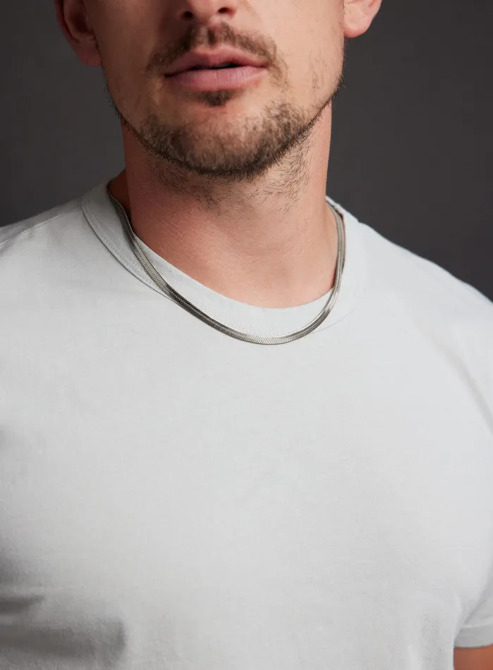 WE ARE ALL SMITH Necklaces Waterproof 5mm 316L Stainless Steel Herringbone Chain Necklace WE ARE ALL SMITH Necklaces Waterproof 5mm 316L Stainless Steel Herringbone Chain Necklace