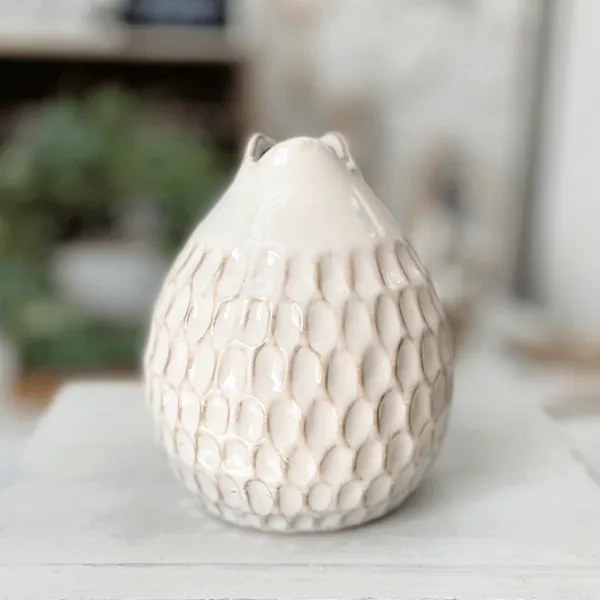 White Pattern Vase Stargazers Rings