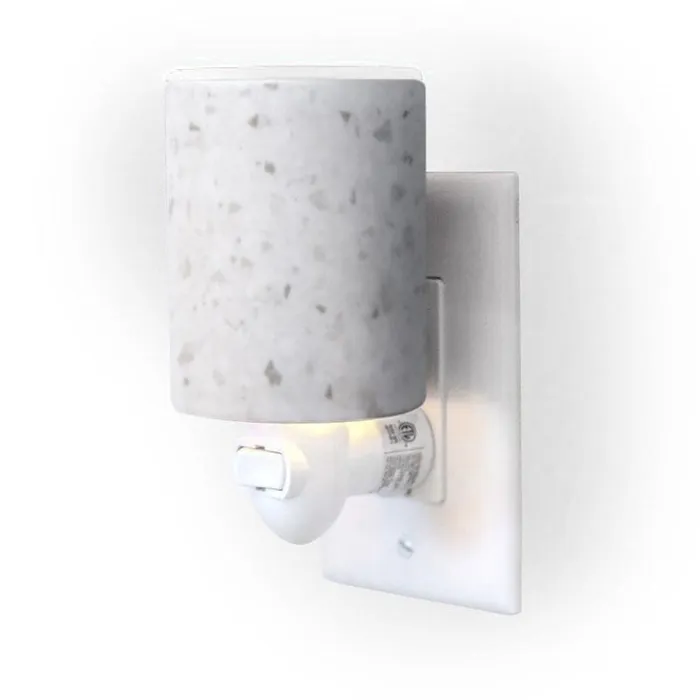 White Terrazzo Plug In Warmer GiftCraft Earrings