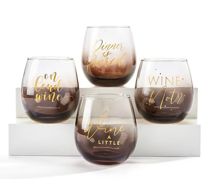 Wine Glass Gift Craft Earrings