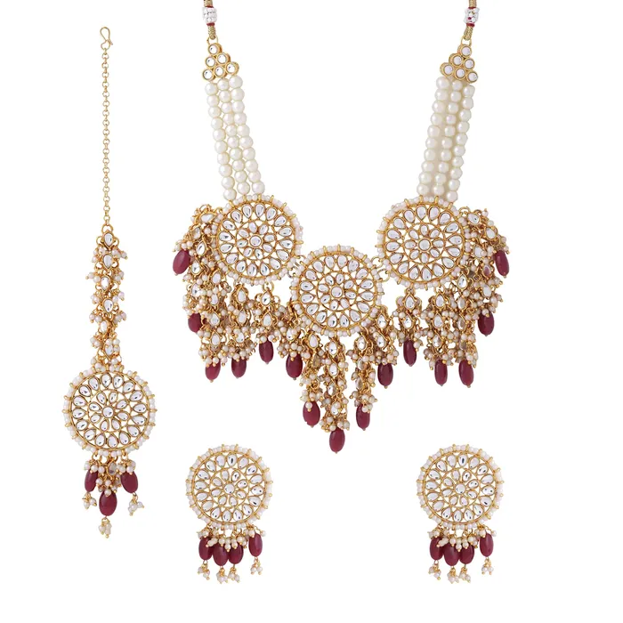 Yellow Chimes Bracelets Yellow Chimes Jewellery Set for Women and Girls Kundan Necklace Set Gold Plated Green Beads Studded Kundan Choker Necklace Set Birthday Gift for girls and women Anniversary Gift for Wife Yellow Chimes Bracelets Yellow Chimes Jewellery Set for Women and Girls Kundan Necklace Set Gold Plated Green Beads Studded Kundan Choker Necklace Set Birthday Gift for girls and women Anniversary Gift for Wife