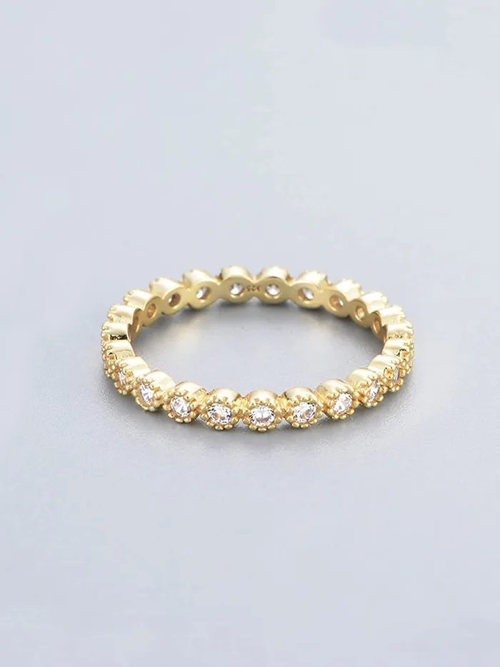 Yellow Chimes Crystal Rings for Women Exclusive Silver Plated Crystal studded with Cubic Zircon Ring for Women and Girls Design8 Yellow Chimes Necklaces